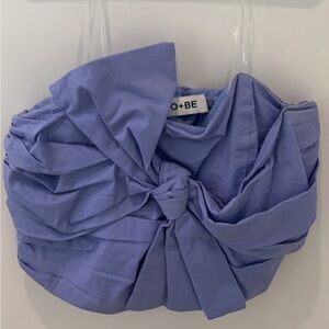Indigo bow tube top small